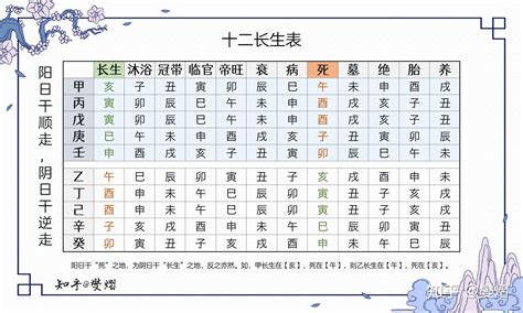 生旺墓|十二长生表（图）详解，五行十二宫运程表解读